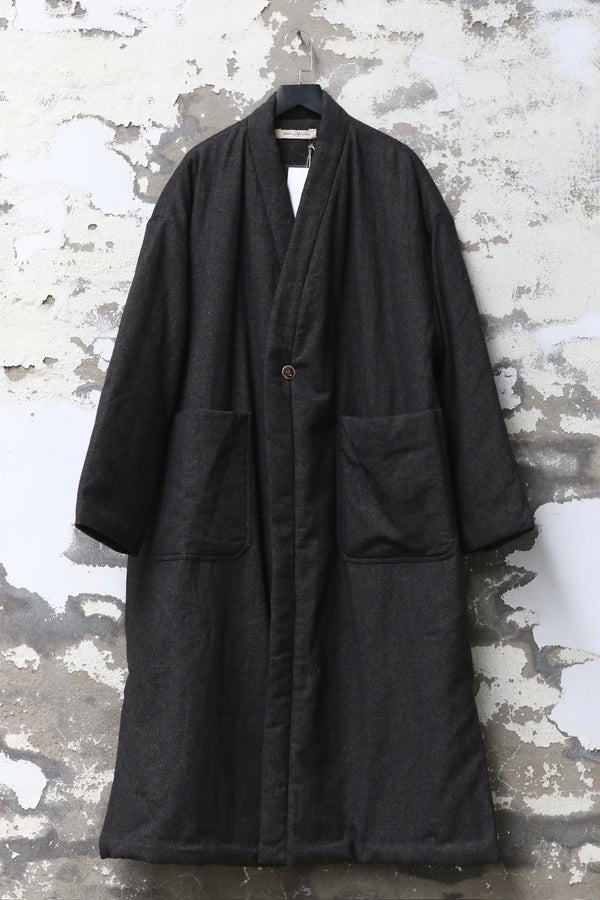 AVIVA JIFEI XUE 25 Autumn/Winter Long Kimono Jacket AJX-FW25-LKJ-CWYLT-Charcoal